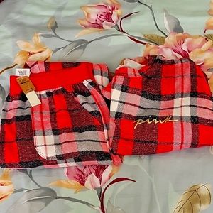 PINK Christmas Pj Set